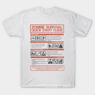 Zombie Survival Quick Start Guide T-Shirt